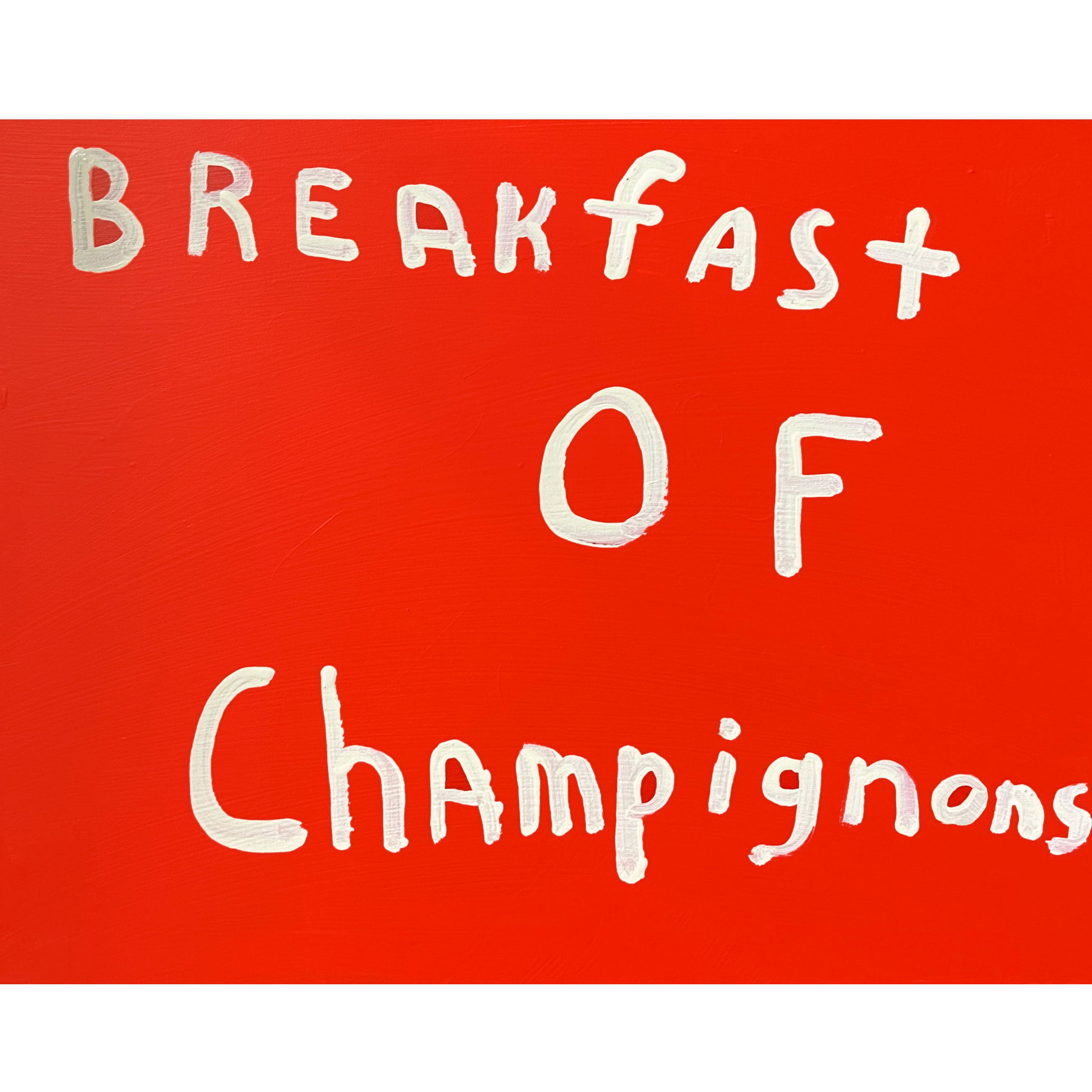 Breakfast of Champignons Art Print