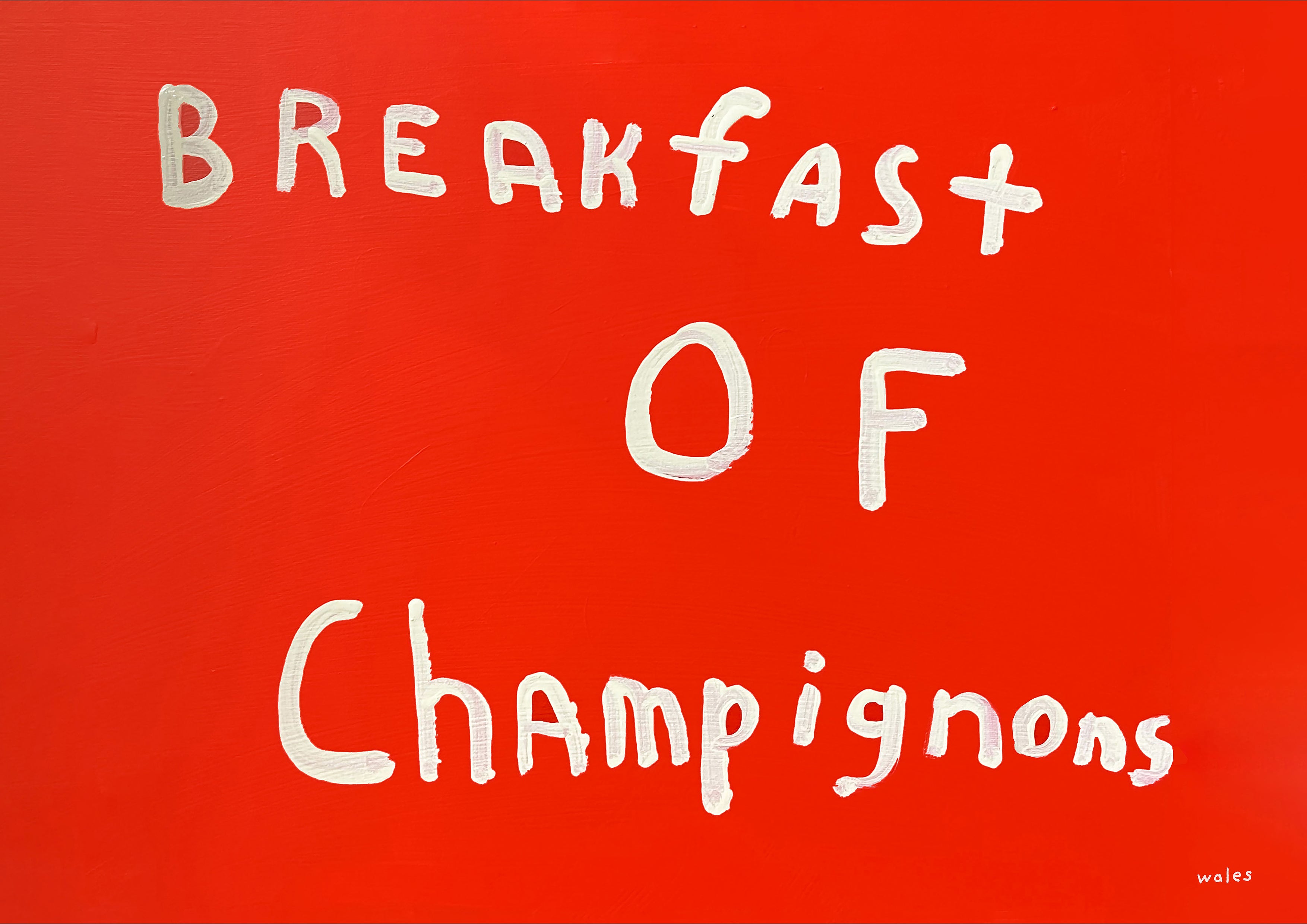 Breakfast of Champignons Art Print